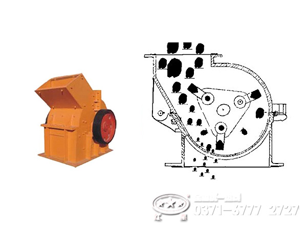 立軸錘式制砂機對河卵石打砂原理