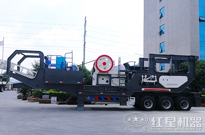 可移動小型石料粉碎機(jī)