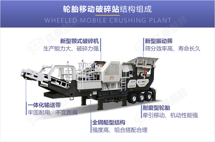 移動石子破碎機結構組成