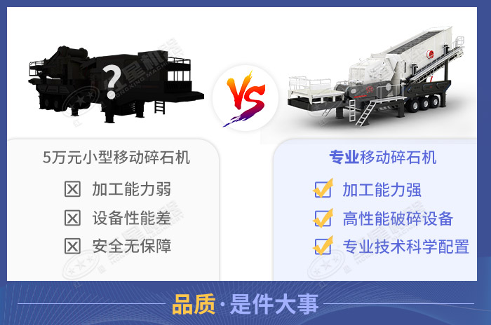 專業(yè)移動(dòng)碎石機(jī)品質(zhì)更高，物有所值